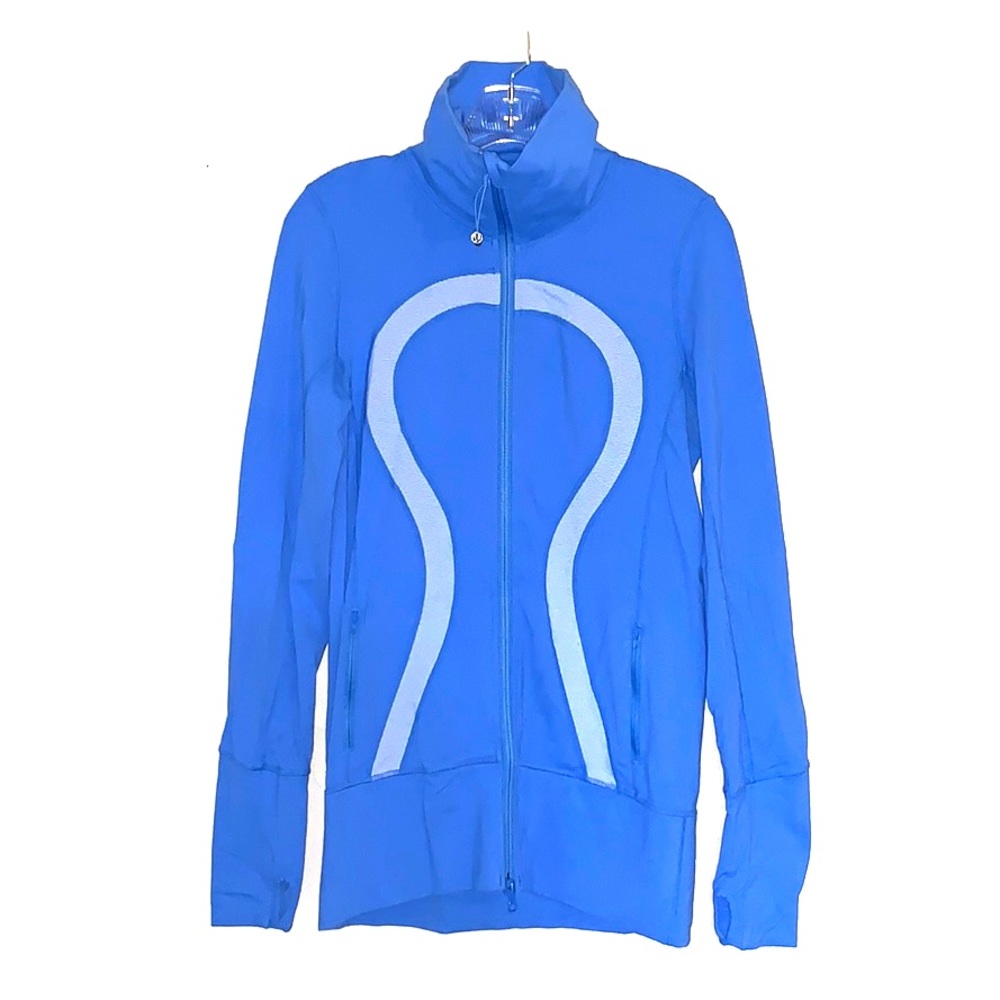 Lululemon Blue Full Zip Running Jacket Size 8